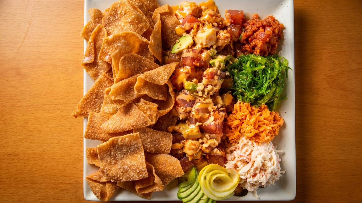 Poke nachos